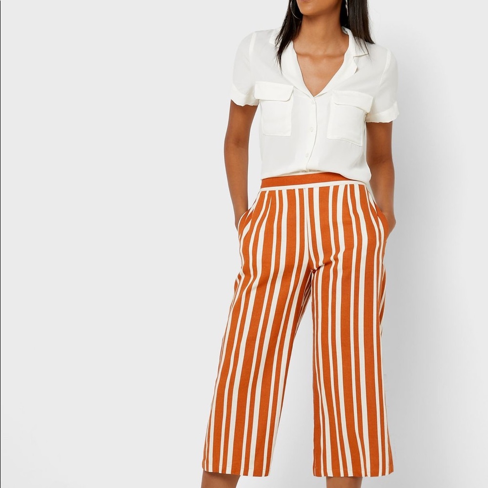 Striped culottes